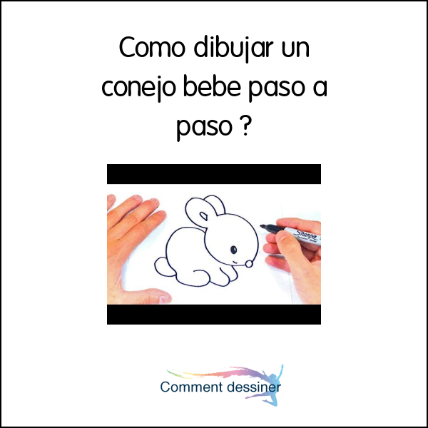 Como dibujar un conejo bebe paso a paso